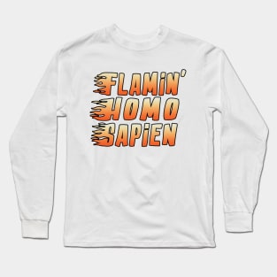 FLAMING HOMO (ALTERNATE) Long Sleeve T-Shirt